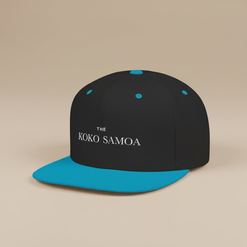 Flat Bill Snapback Hat - Classic - Brand Embroidery - AU/NZ/USA