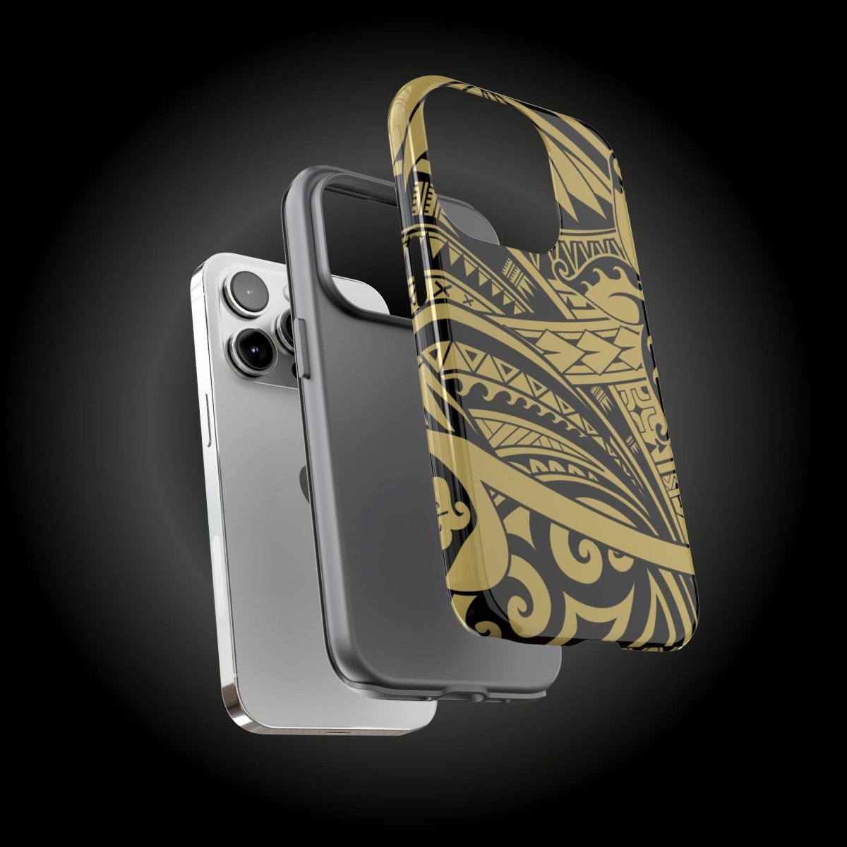 iPhone Tough Phone Case - Bloom Gold - AU/NZ/USA - The Koko Samoa