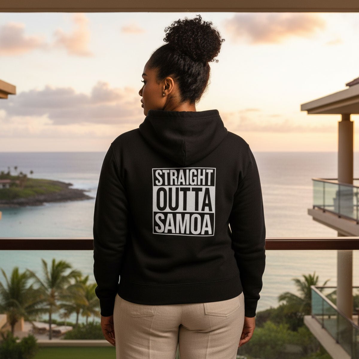 Hoodie - Straight Outta - AU/NZ/USA - The Koko Samoa