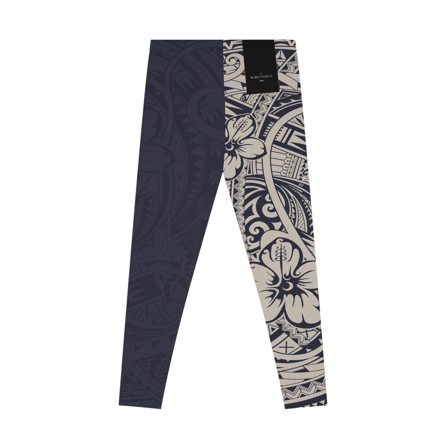 IslandFlex Leggings - Blue Bloom - AU/NZ/USA - The Koko Samoa