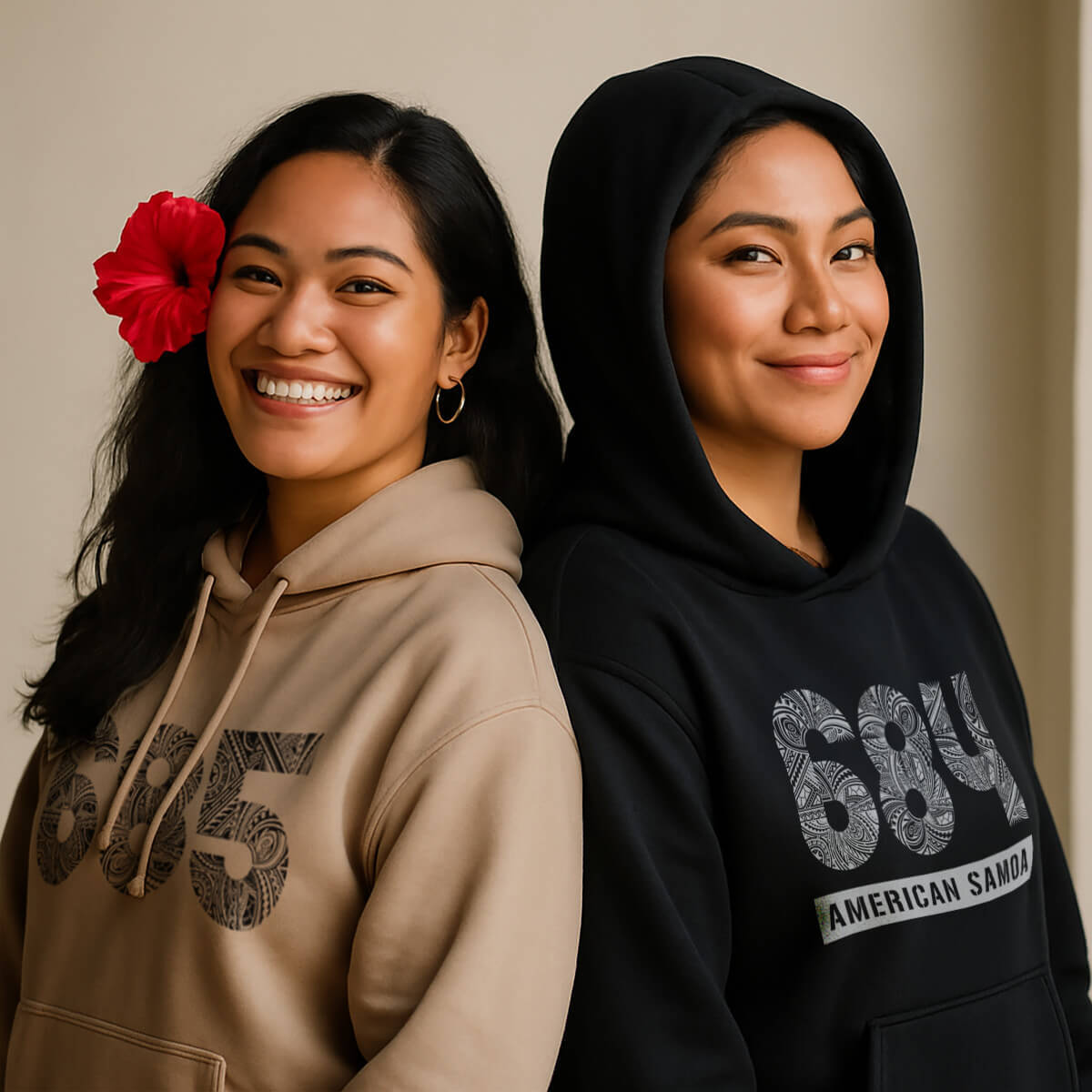 White IslandHeavy™ hoodie in plus sizes 2XL to 5XL, featuring a digital monster design,.