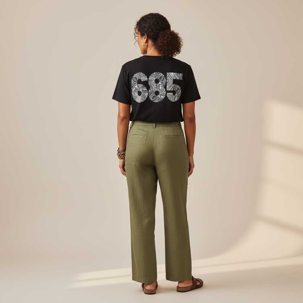 Black unisex heavy tee by The Print Bar featuring a digital monster graphic on soft cotton fabric.
