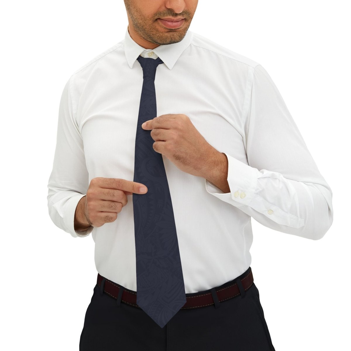 Blue Warrior necktie, stylish accessory with vibrant blue design, suitable for AU, NZ, and USA styles.