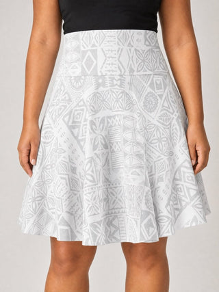 Skater Skirt - White Sunday - The Koko Samoa
