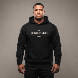 Black IslandHeavy™ Hoodie in plus sizes 2XL to 5XL, featuring a classic design,.