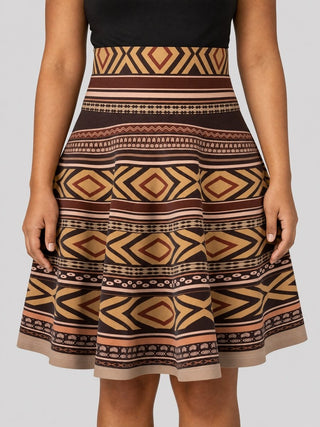 Women's Skater Skirt - Siapo - AU/NZ/USA - The Koko Samoa
