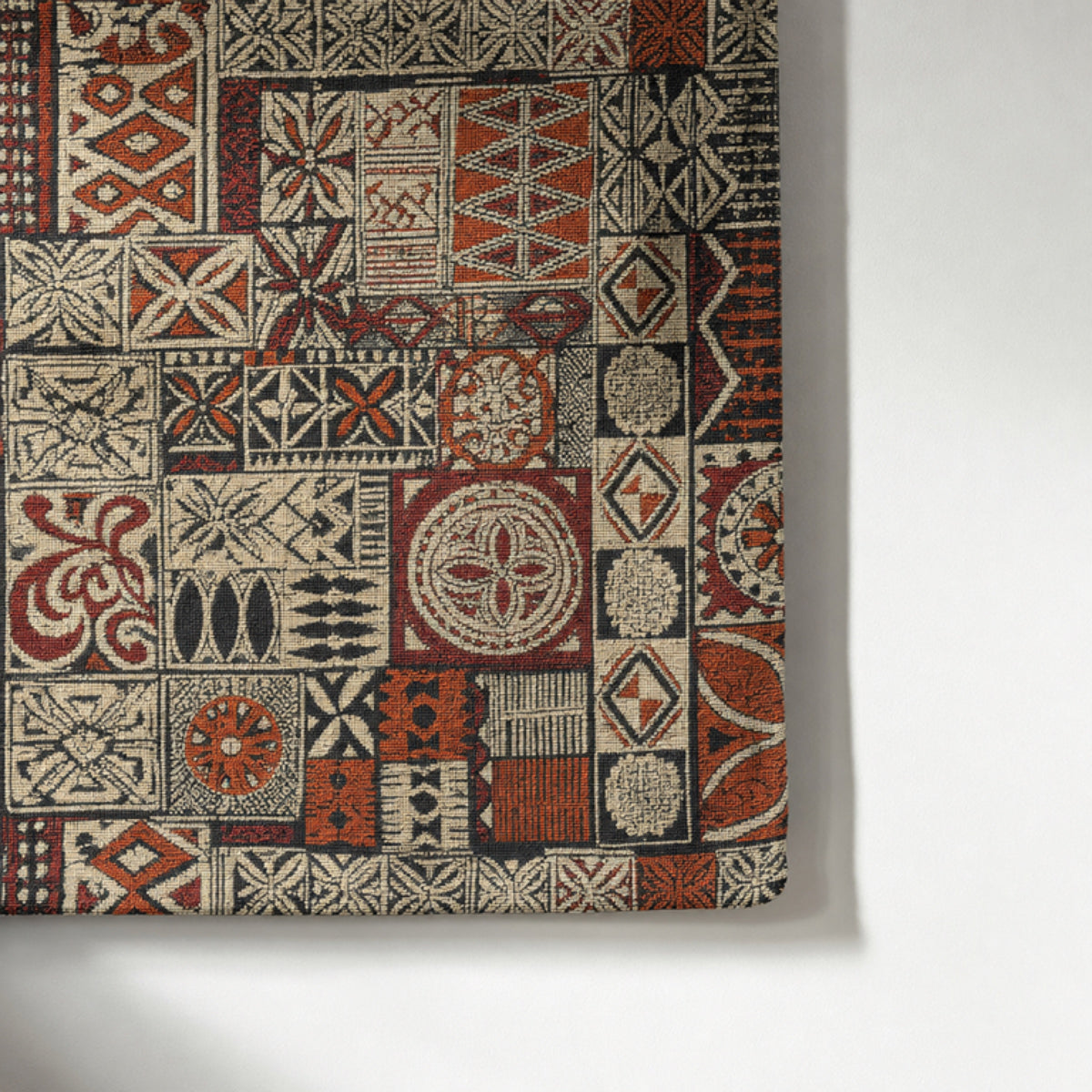 Woven Wall Tapestry - Elei, Samoan Elei print woven tapestry