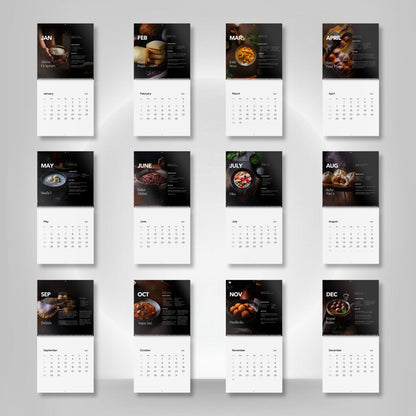 2025 Kitchen Calendar - Samoan Recipes - AU/NZ