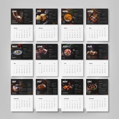 2025 Kitchen Calendar - Samoan Recipes - AU/NZ