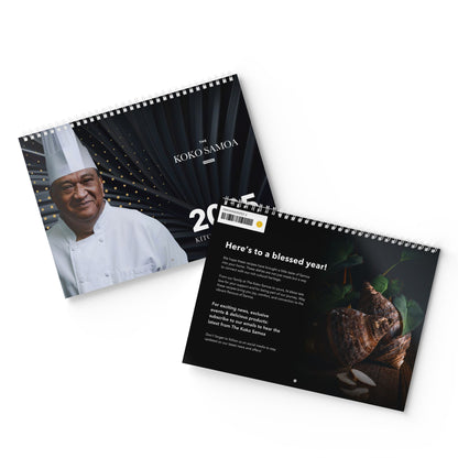 2025 Kitchen Calendar - Samoan Recipes - AU/NZ