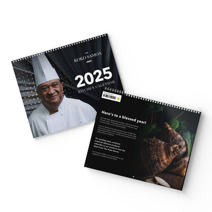 2025 Kitchen Calendar - Samoan Recipes - AU/NZ