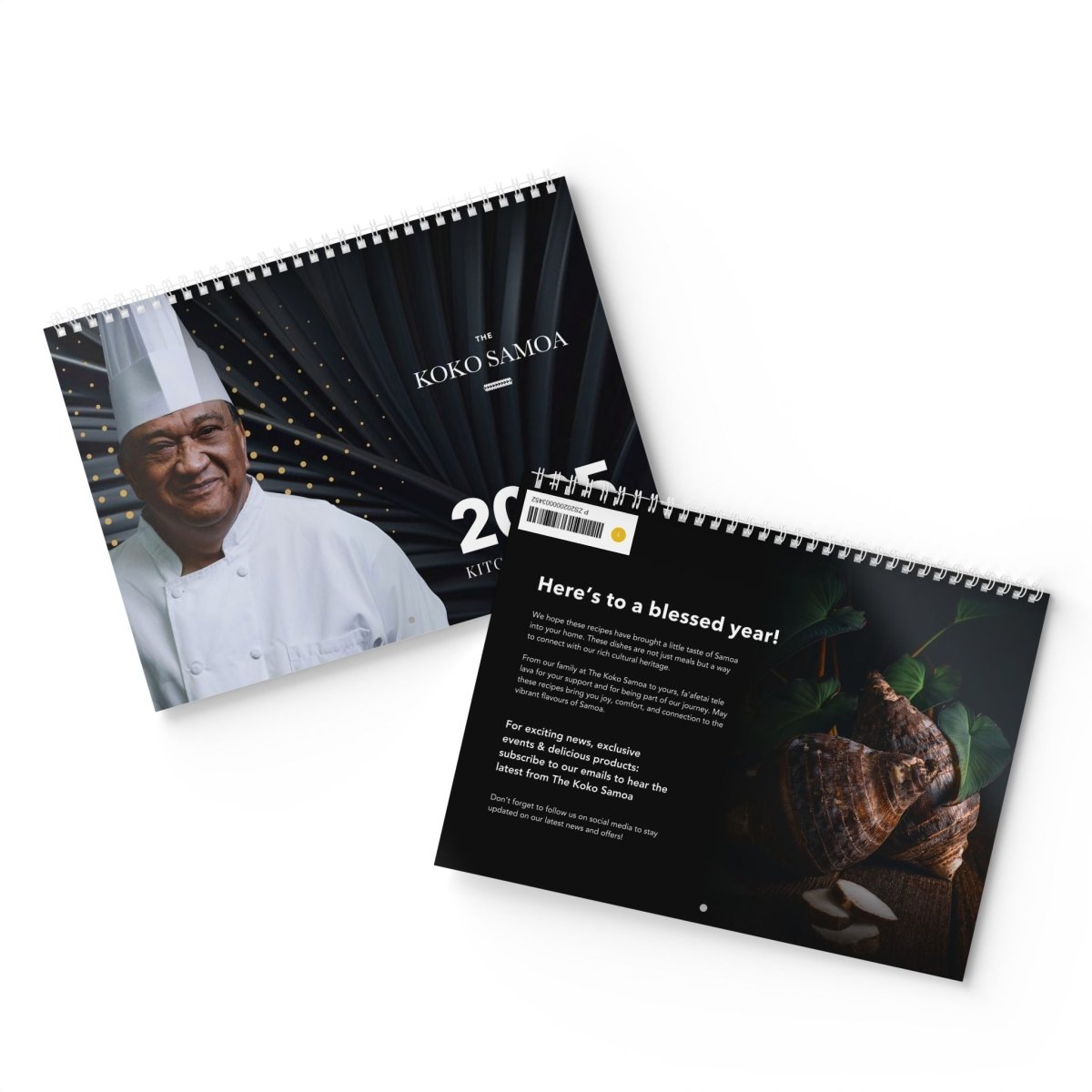 2025 Kitchen Calendar - Samoan Recipes - AU/NZ - The Koko Samoa