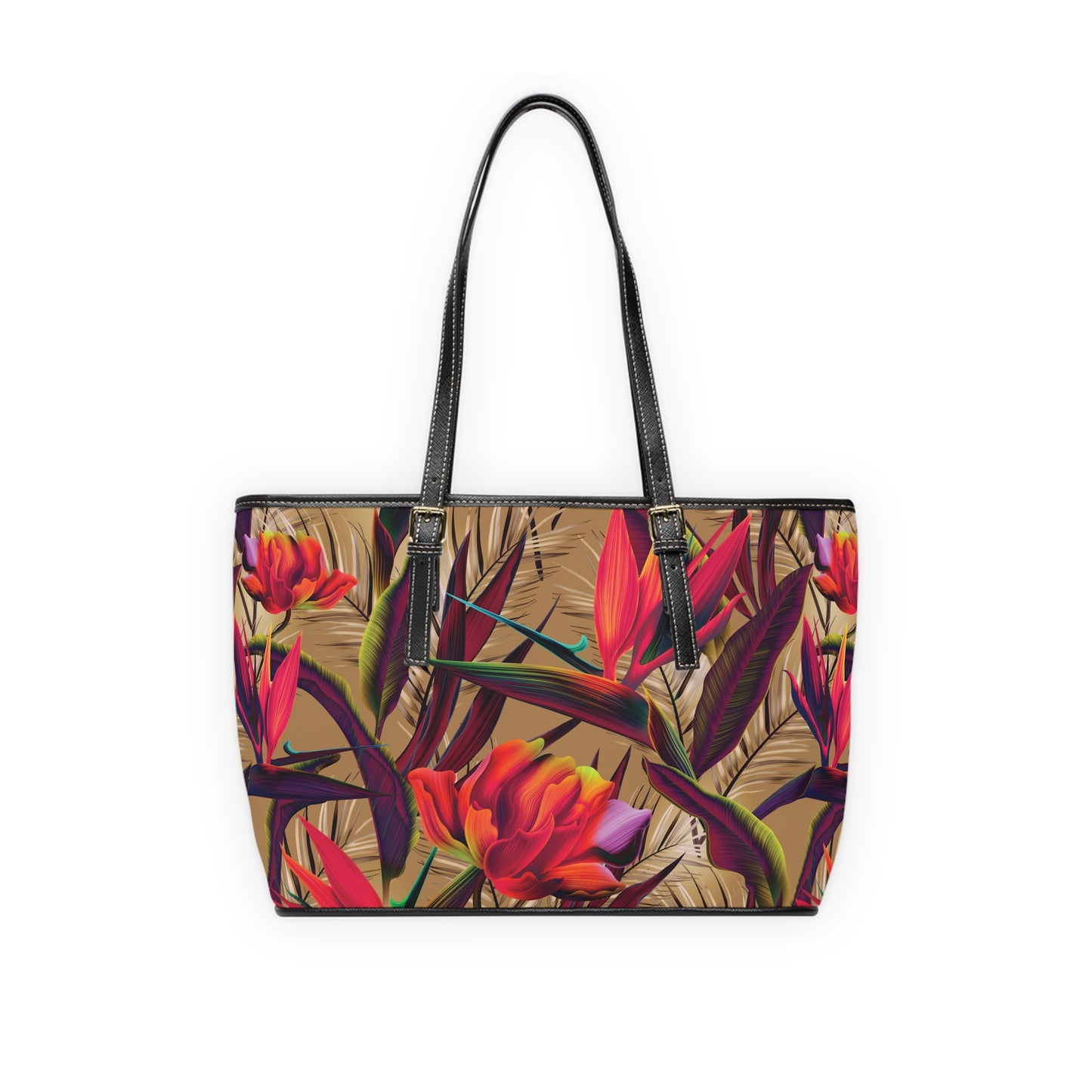 Vegan Leather Shoulder Bag - 685 Collection - Paradise