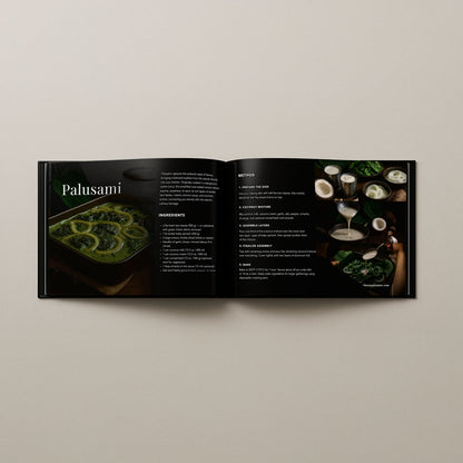 Hardcover A4 - Samoan Delights: 12 Samoan Recipes Cookbook - Vol 2 - AU/NZ/USA