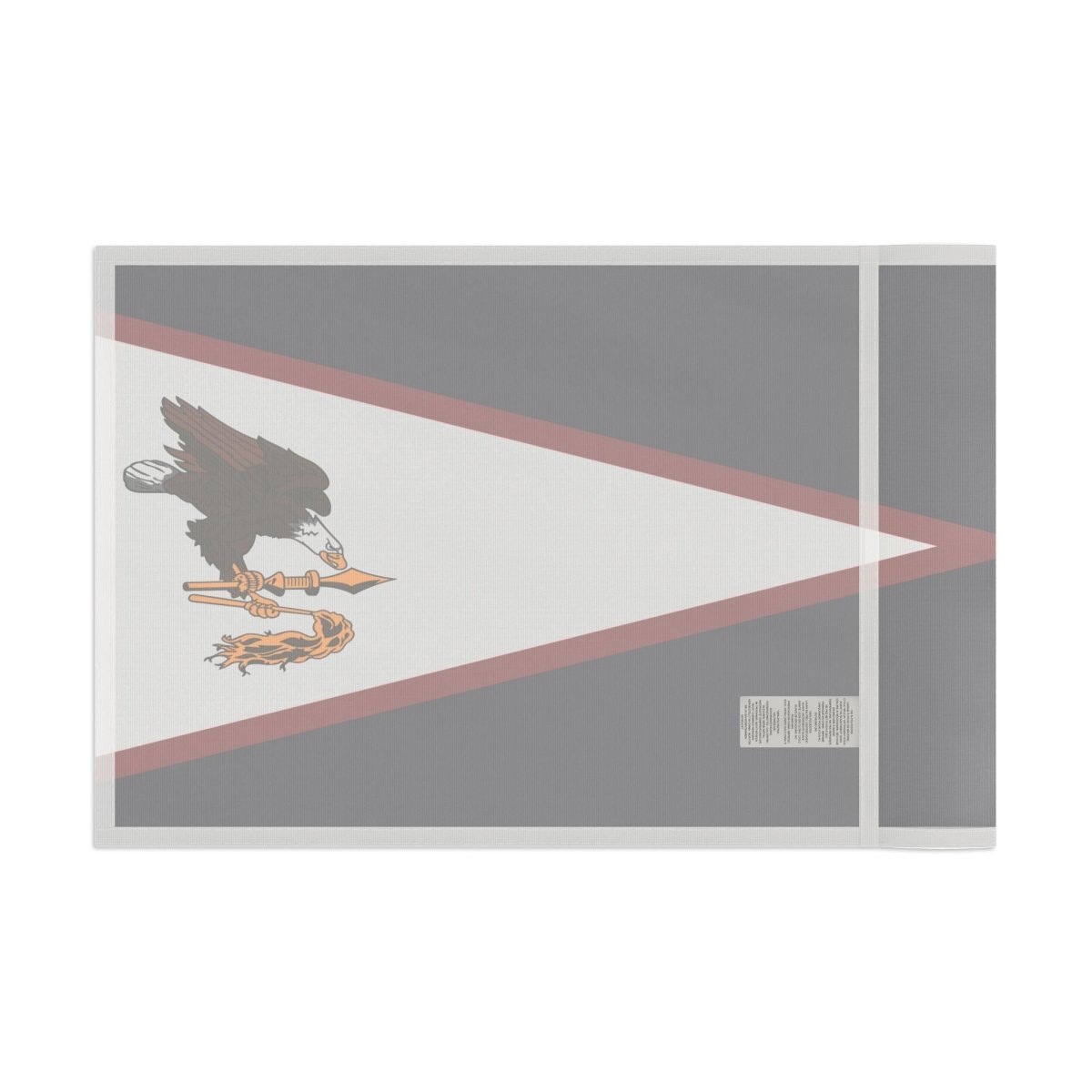 American Samoan flag home decor by Colorway featuring vibrant red, white, and blue colors with stars and stripes design.