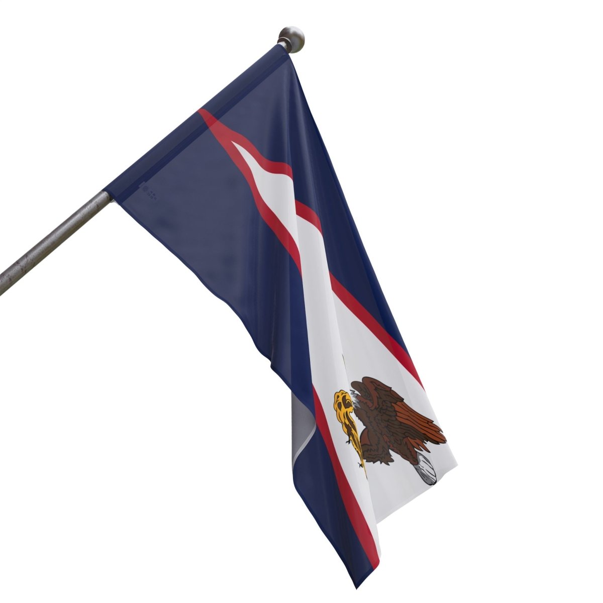 American Samoan flag home decor by Colorway, featuring vibrant red, white, and blue colors with star and flag design.