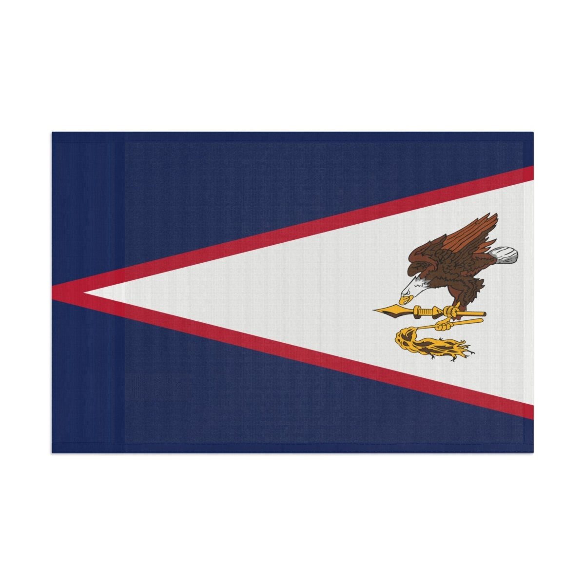 American Samoan flag home decor by Colorway featuring the Samoan flag on a decorative wall hanging.