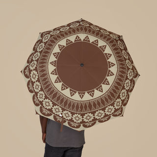 PasifikaOne umbrella, 48-inch Fiji design, large umbrella for accessories, ideal for AU/NZ weather protection