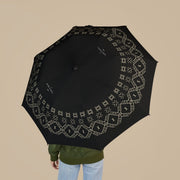 PasifikaOne Malu umbrella, 48-inch (122cm) outdoor accessory featuring traditional Polynesian design, ideal for sun protection.