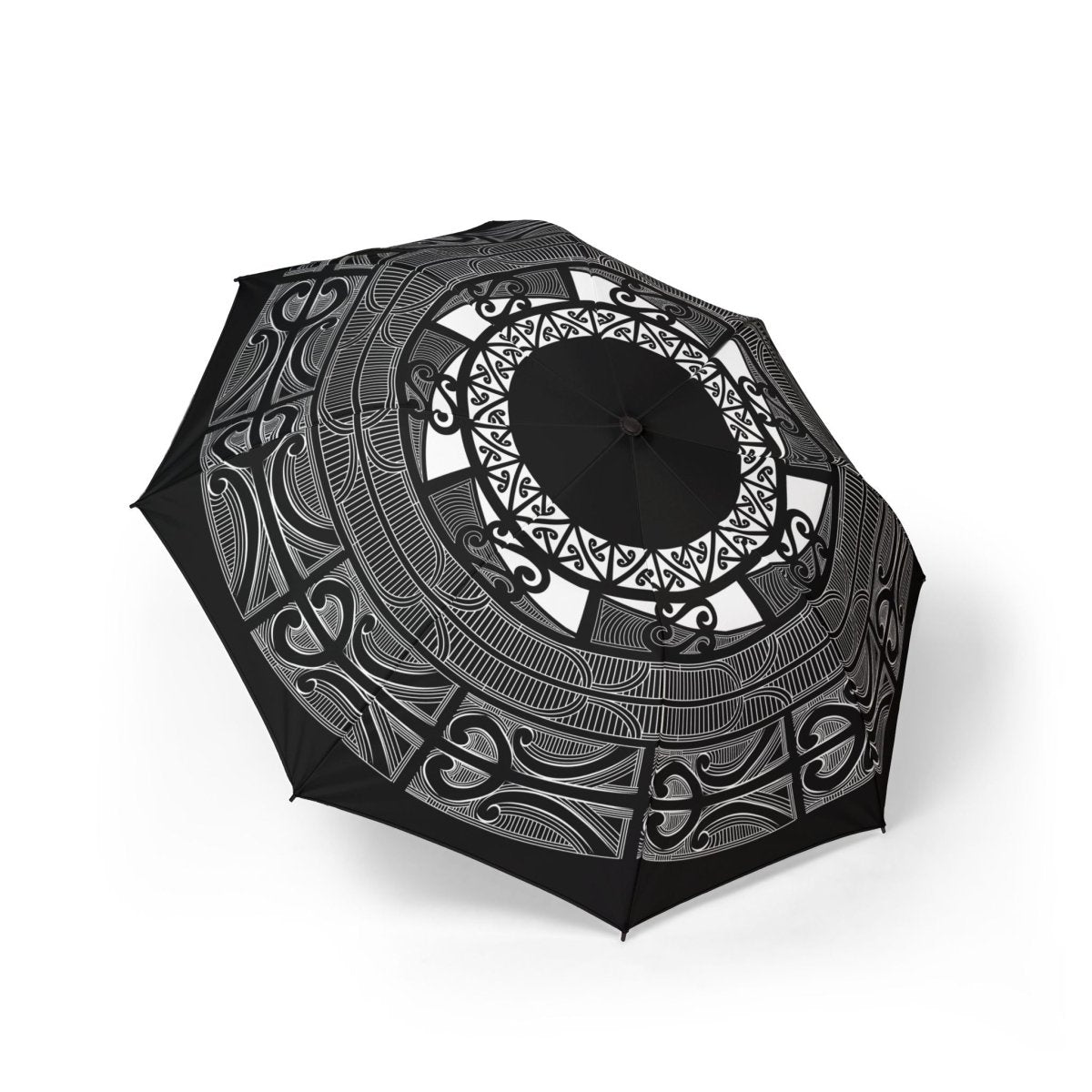 Artsadd PasifikaOne Māori umbrella, 48-inch (122cm) rain umbrella with traditional Māori design, suitable for AU/NZ weather.