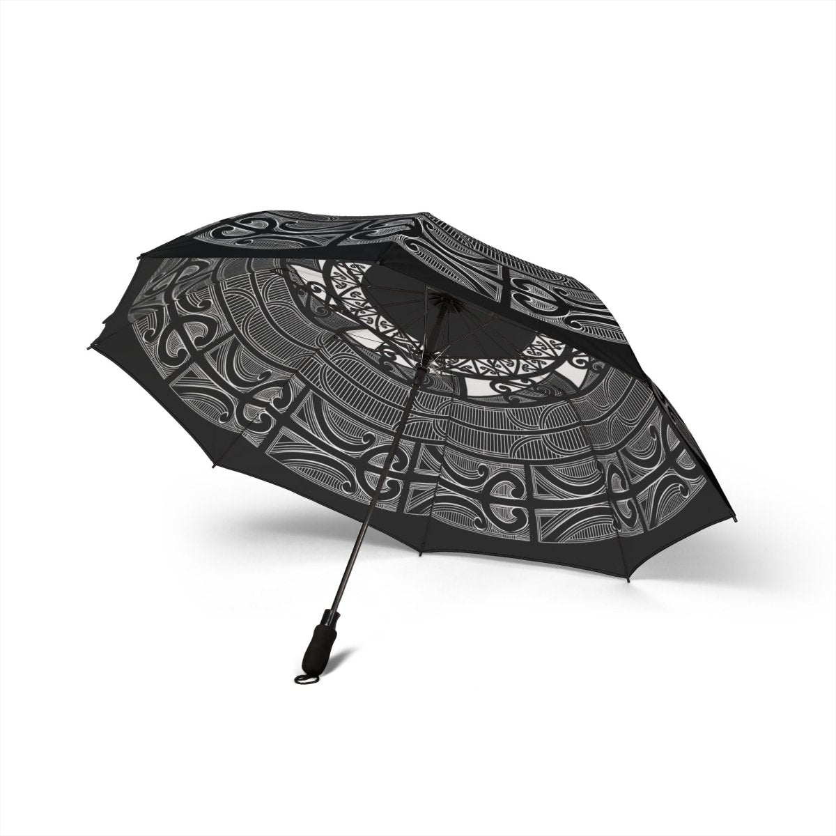 Artsadd PasifikaOne Māori umbrella, 48-inch (122cm) size with traditional Māori design, suitable for AU and NZ climates.