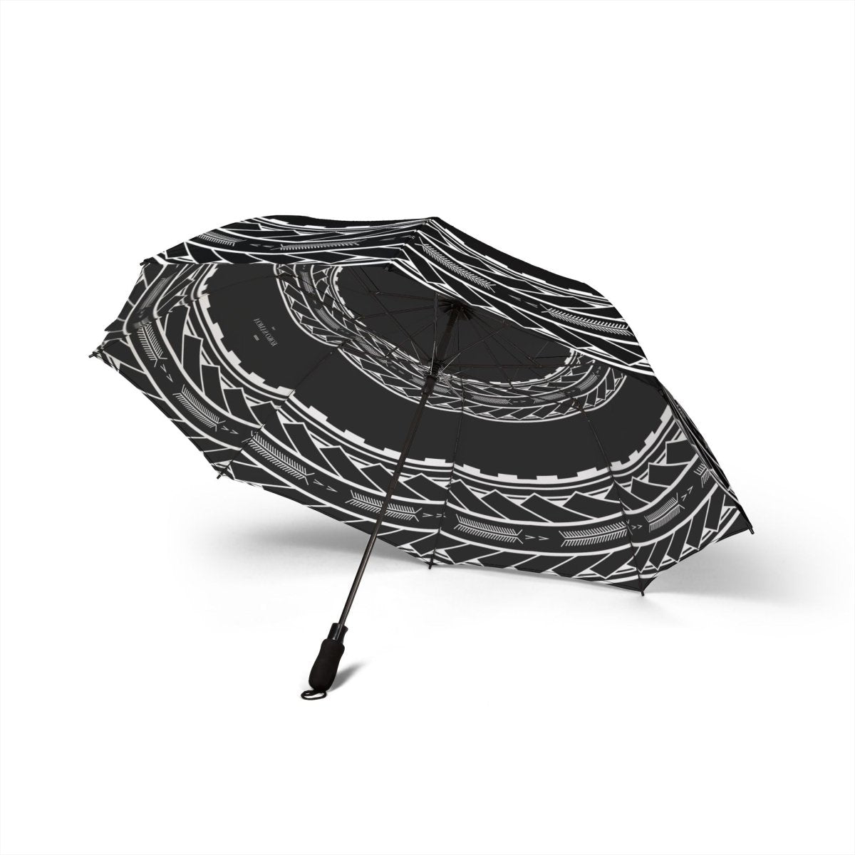 Artsadd PasifikaOne umbrella with Samoan arrows design, 48-inch (122cm) large umbrella for AU/NZ, featuring vibrant Polynesian patterns.