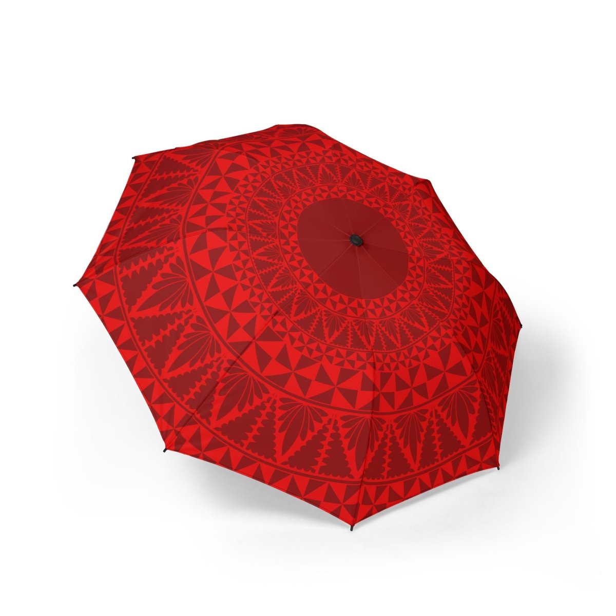 Artsadd PasifikaOne Tongan red umbrella, 48-inch (122cm) size, with vibrant red canopy and sturdy handle for sun protection.