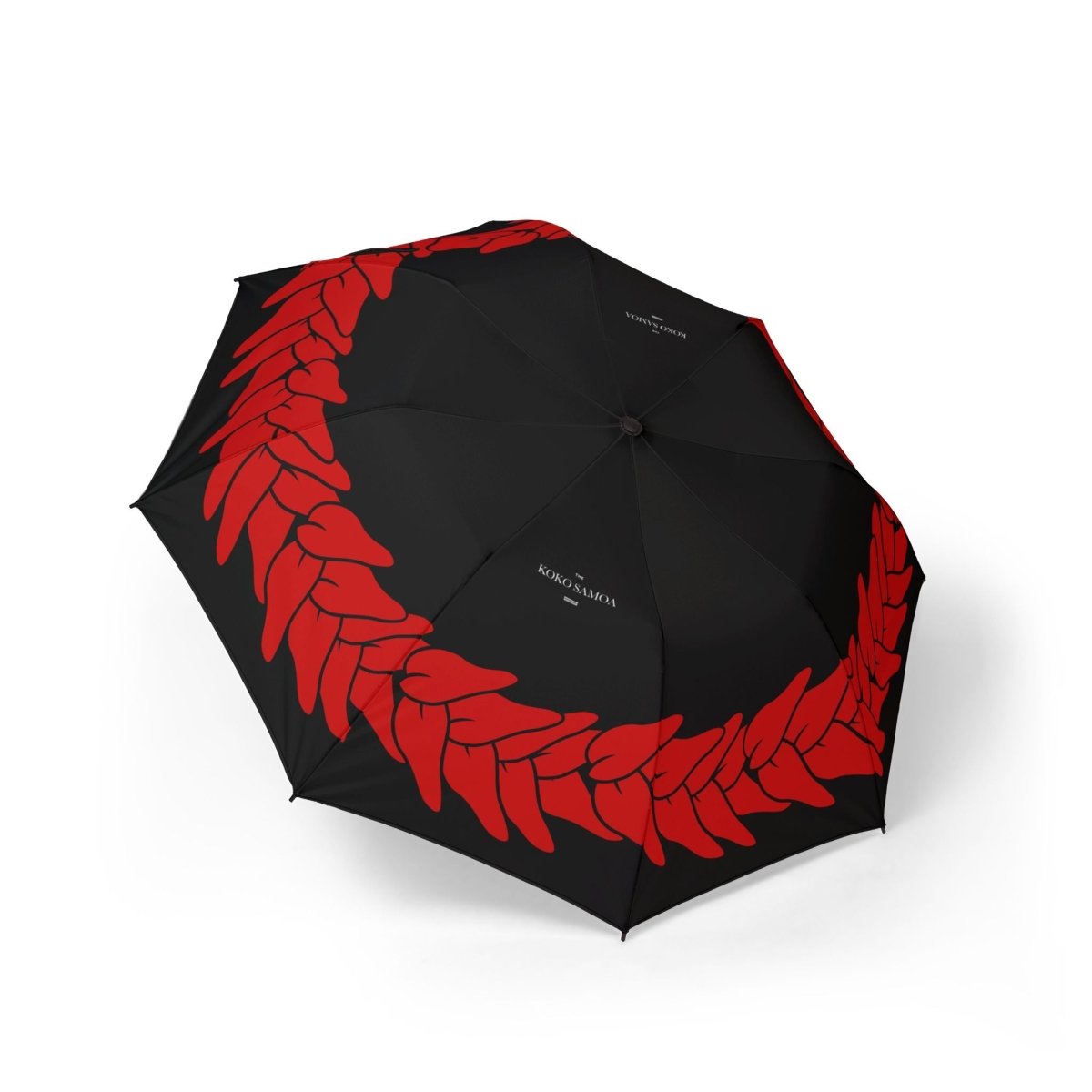 PasifikaOne umbrella in Ula Fala design, 48-inch (122cm) size, featuring vibrant Polynesian patterns.