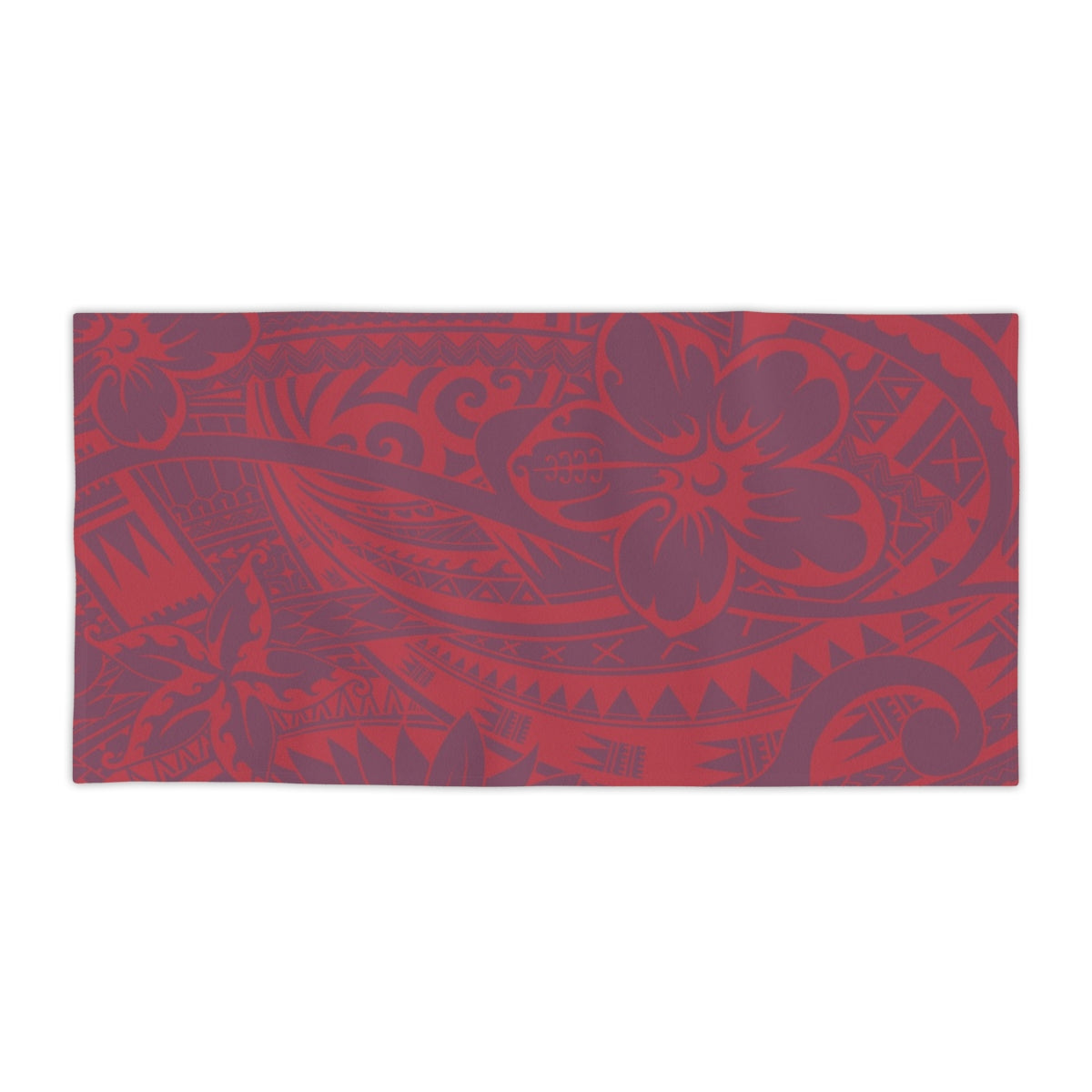 Beach towel in the Bloom Mulberry print