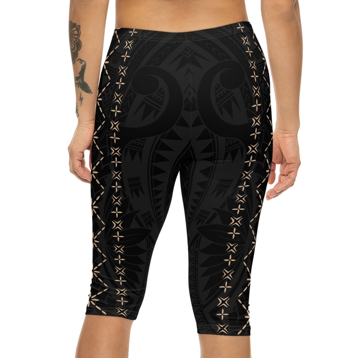 MWW On Demand casual Capri leggings in Malu style, featuring a relaxed fit and comfortable fabric, suitable for everyday wear.