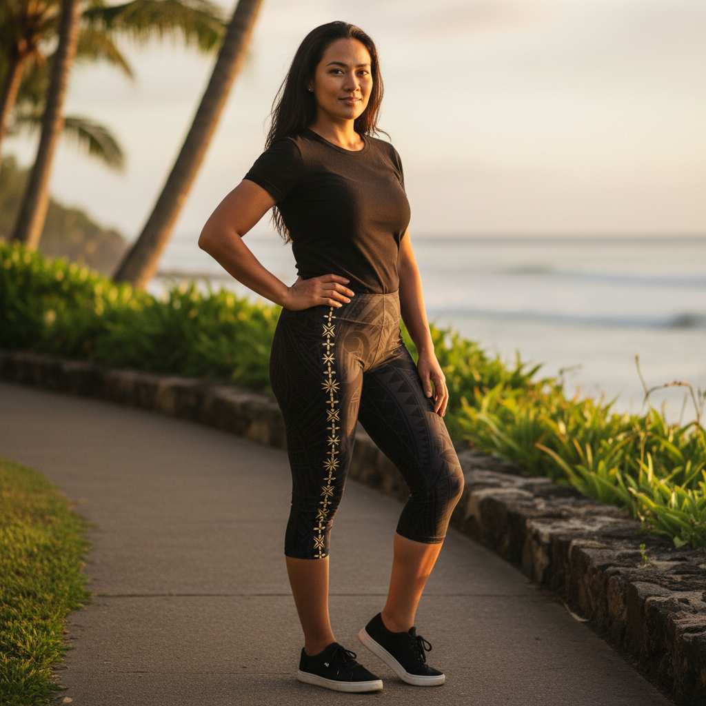 Casual Capri Leggings - Malu - AU/NZ/USA