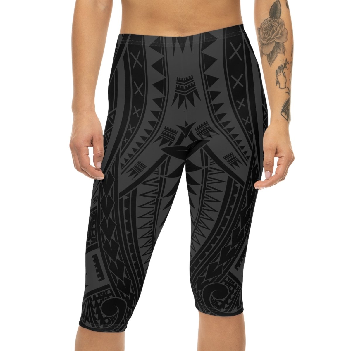 Casual Capri Leggings - Warrior - AU/NZ/USA - The Koko Samoa