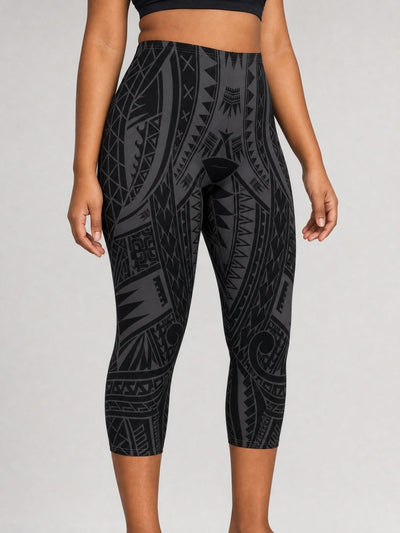 Casual Capri Leggings - Warrior