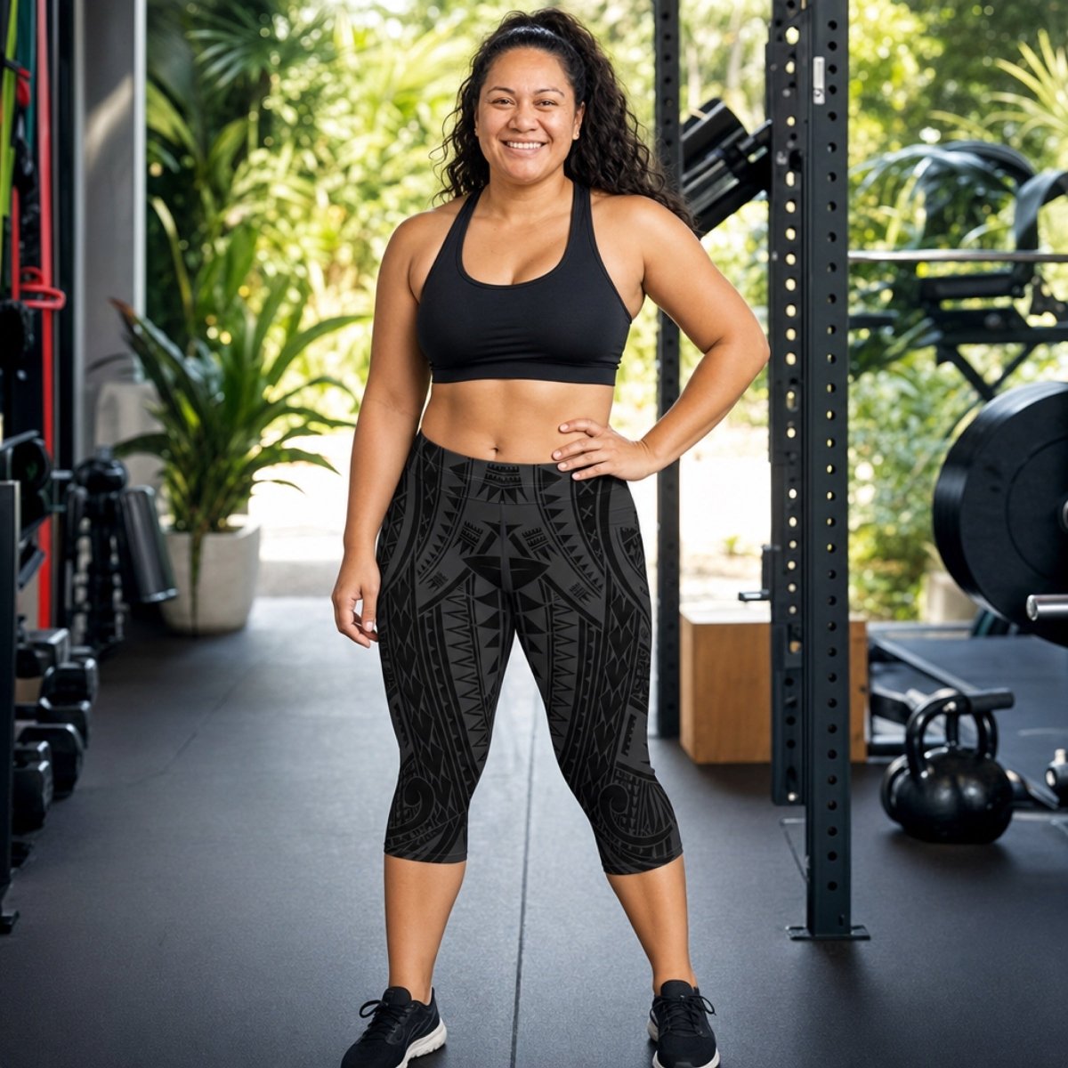 Casual Capri Leggings - Warrior - AU/NZ/USA - The Koko Samoa