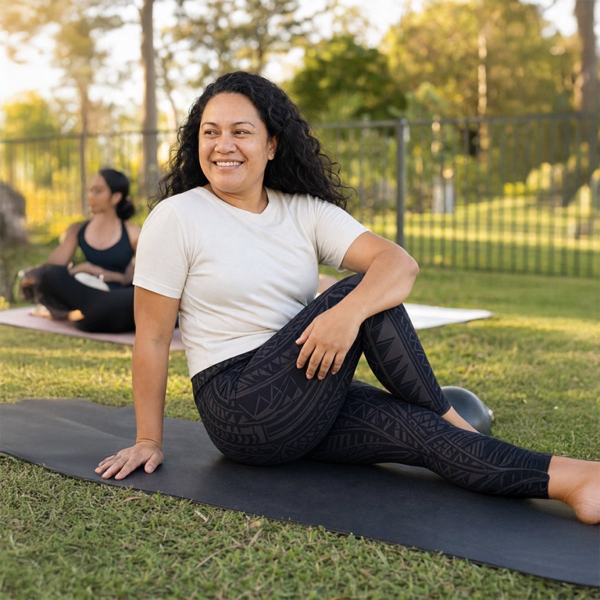 Casual Capri Leggings - Warrior - AU/NZ/USA - The Koko Samoa