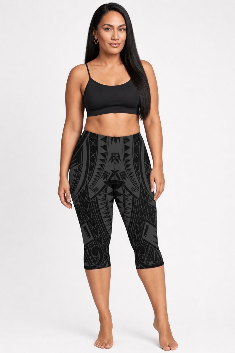 Casual Capri Leggings - Warrior - AU/NZ/USA - The Koko Samoa