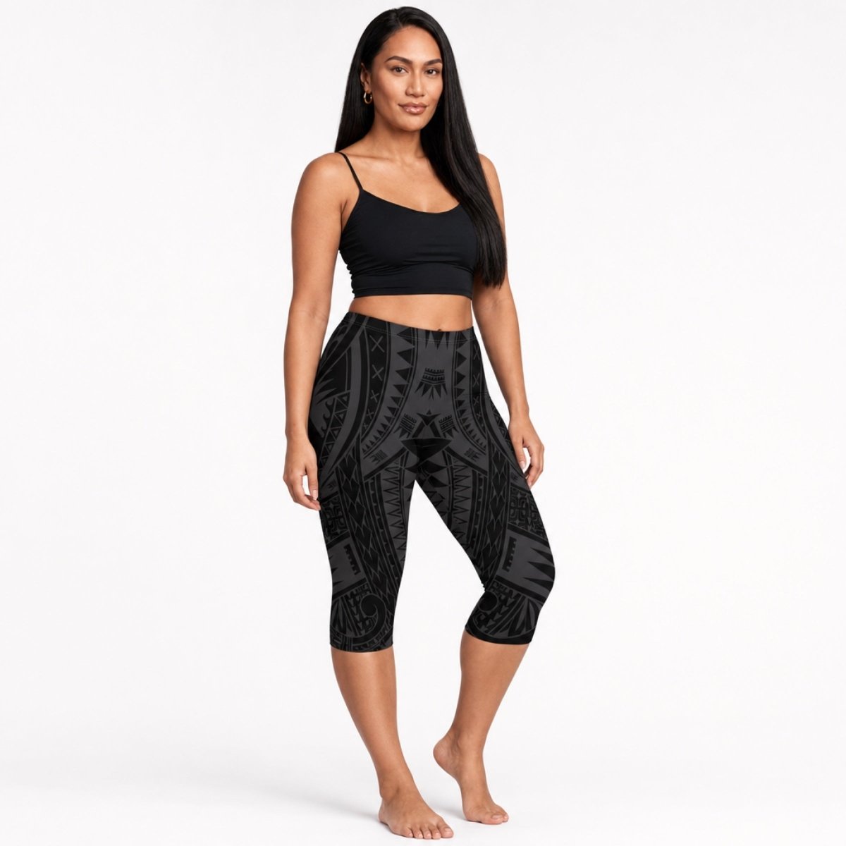 Casual Capri Leggings - Warrior - AU/NZ/USA - The Koko Samoa