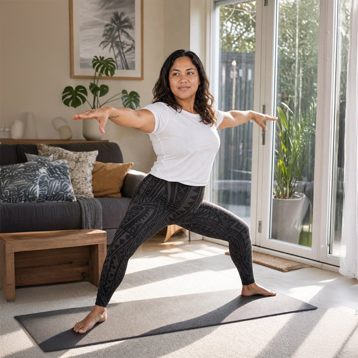 Casual Capri Leggings - Warrior - AU/NZ/USA - The Koko Samoa