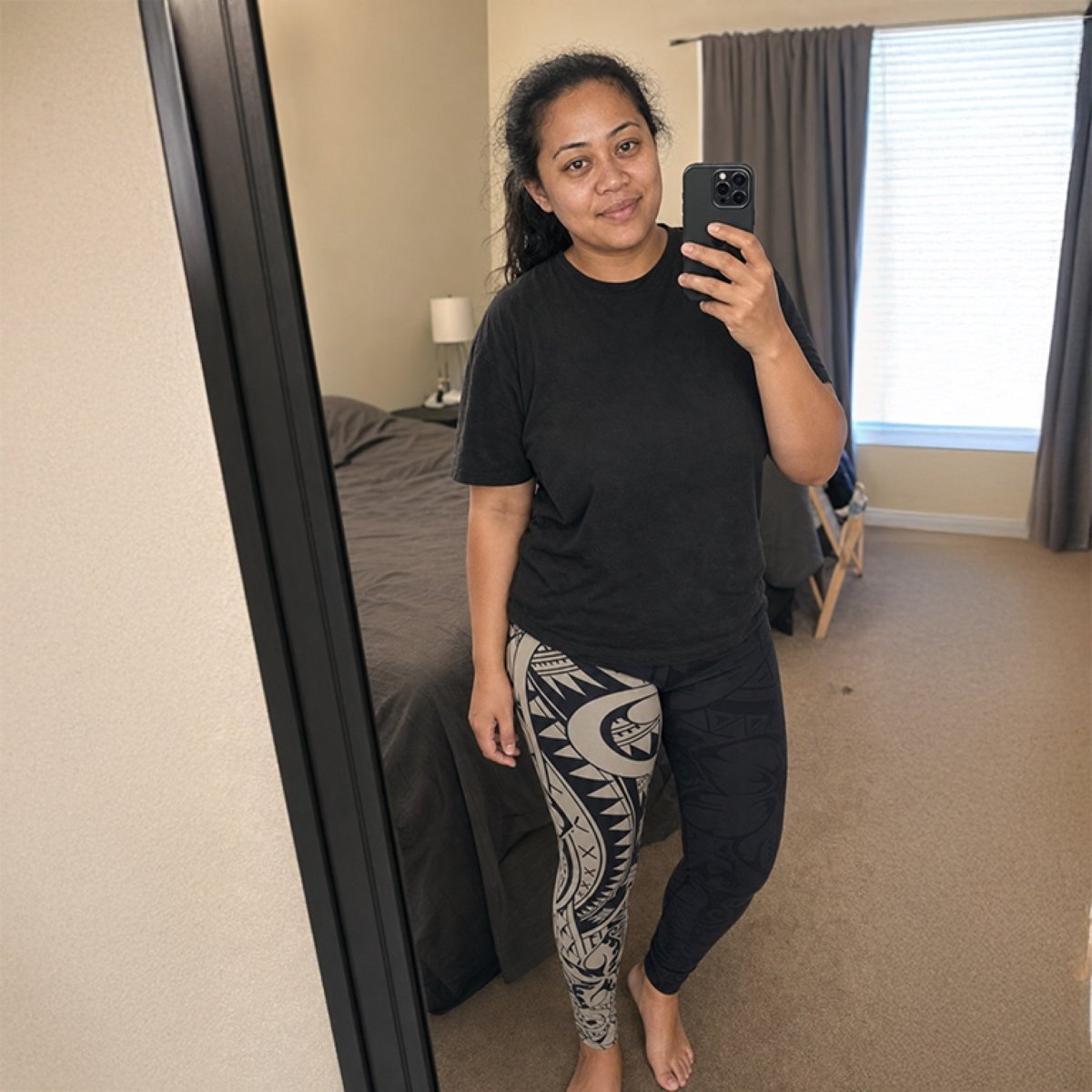 Casual Leggings - Blue Bloom - AU/NZ/USA - The Koko Samoa
