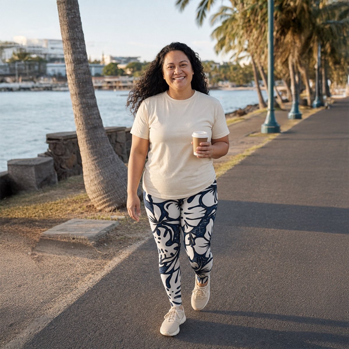 Casual Leggings - Falefa Breeze - AU/NZ/USA - The Koko Samoa
