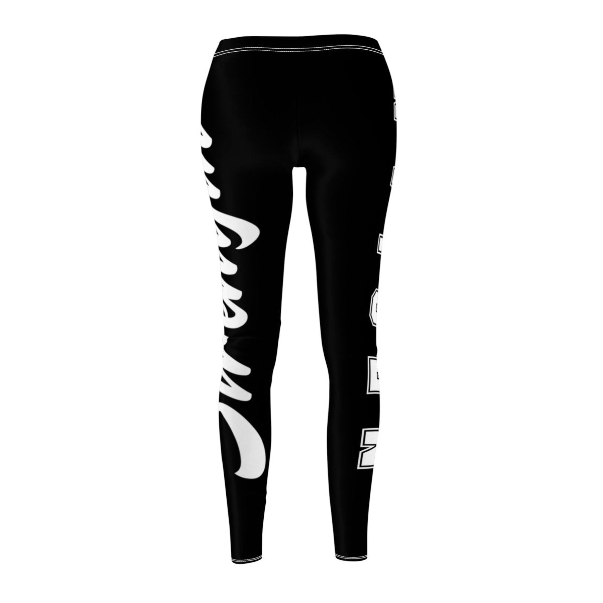 Mid-rise casual leggings from Nesian Strength by MWW On Demand, featuring a comfortable fit and stylish design.
