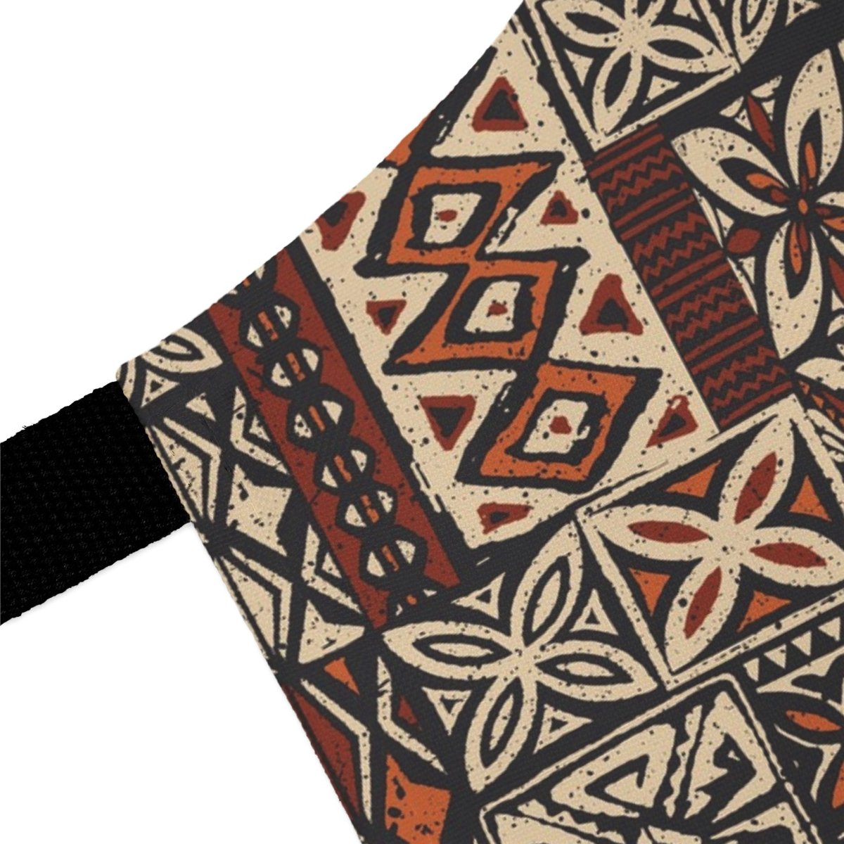 Black Elei Print apron by Colorway, one-size apron with detailed pattern, suitable for AU, NZ, and USA kitchens.