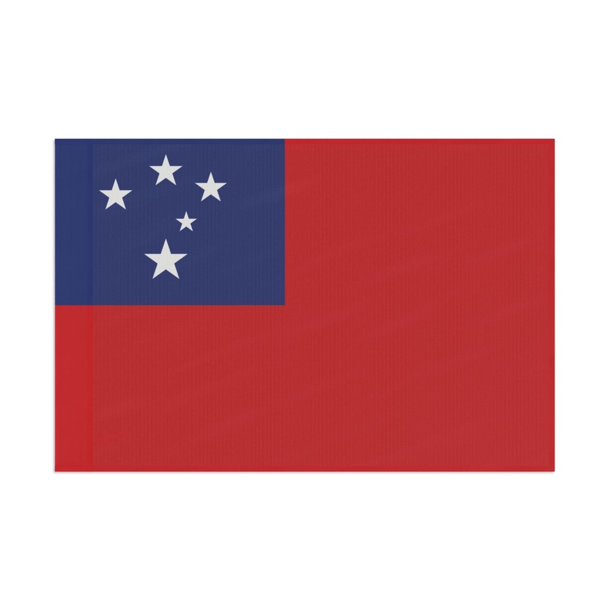 Colorway Samoan flag home decor featuring AU and USA flags, 18x12 inch wall art with vibrant colors and detailed design.
