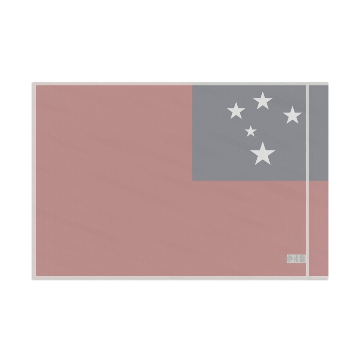 Samoan flag home decor, small 18x12 inch wall hanging featuring the AU and USA flags for home decoration.
