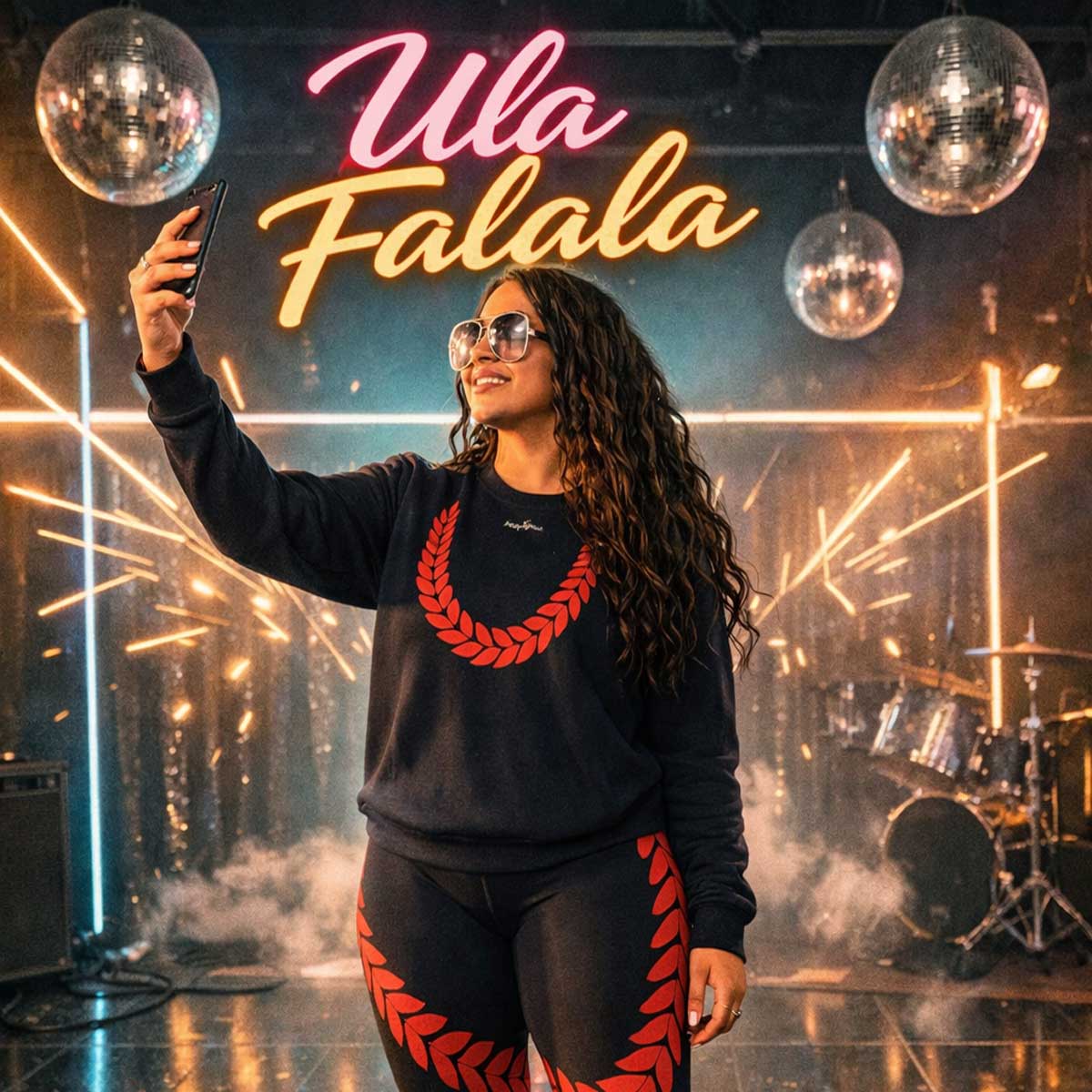 Digital music single cover for "Ula Falala" by THE KOKO SAMOA, featuring vibrant artwork representing the song.