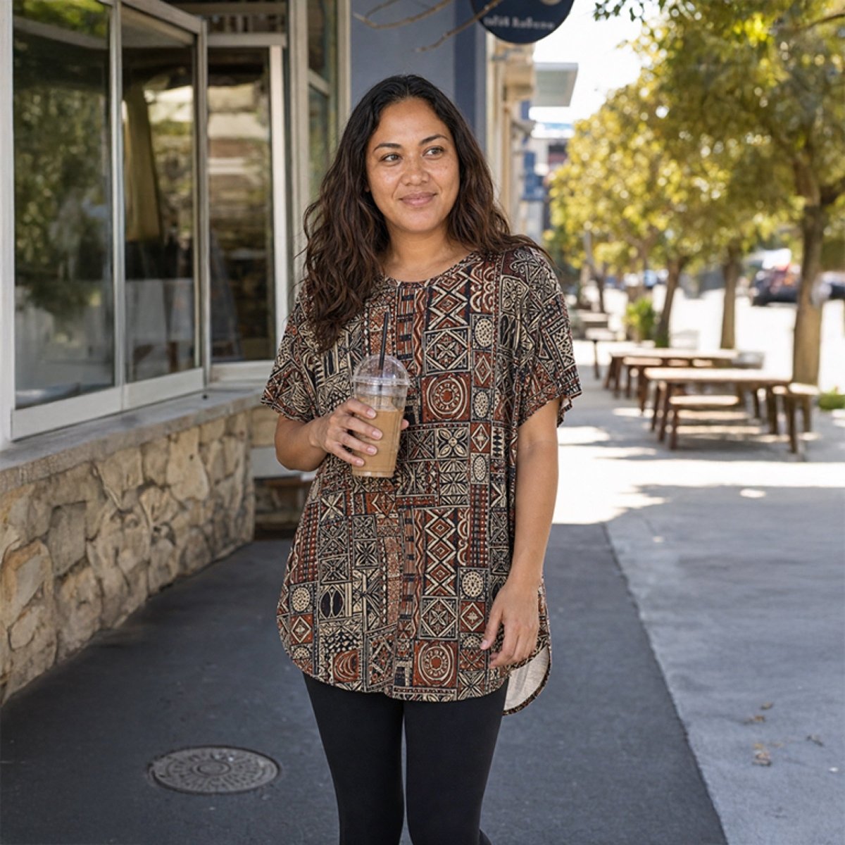 Dolman Tee - Elei - AU/NZ/USA - The Koko Samoa