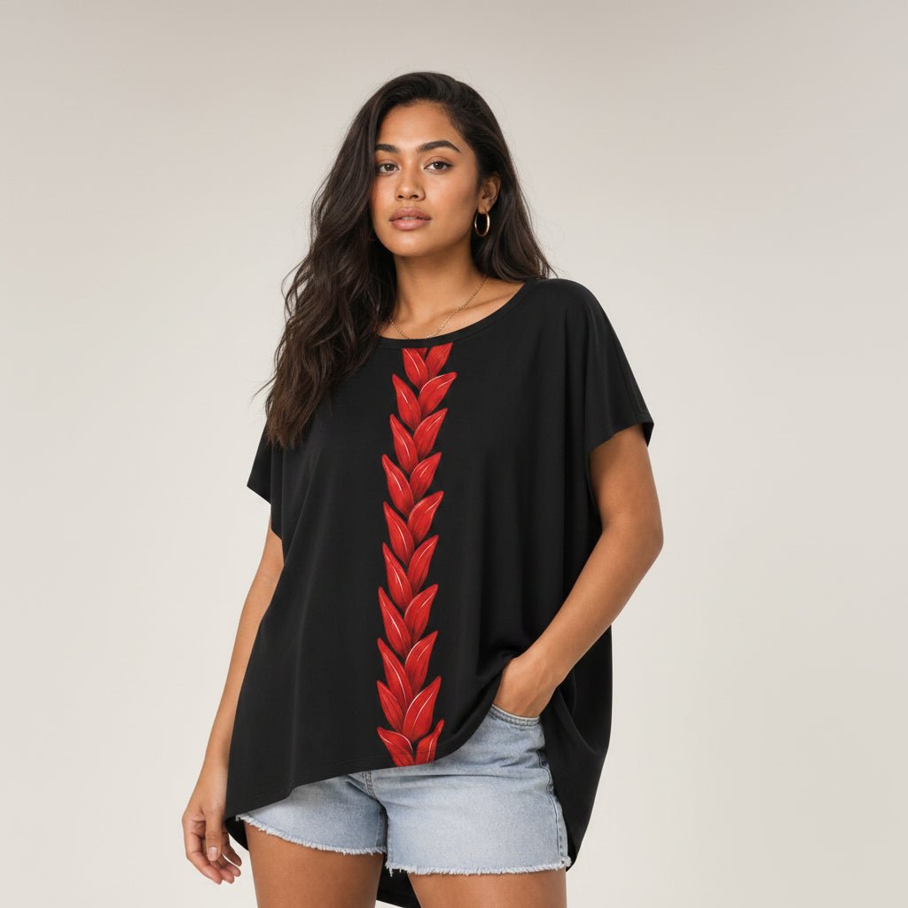 Dolman Tee - Ula Fala - AU/NZ/USA - The Koko Samoa