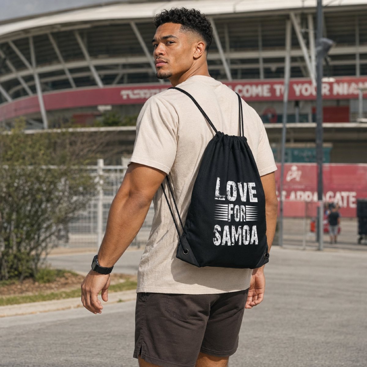 Drawstring Bag - Love for Samoa - AU/NZ/USA - The Koko Samoa