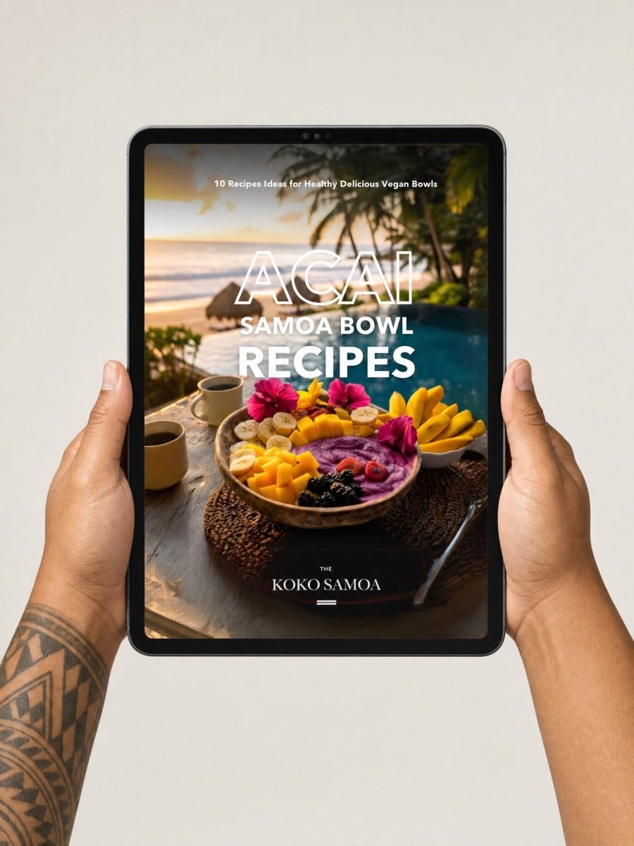 E-Book - Acai Samoa Bowl Recipes - AU/NZ/USA - The Koko Samoa