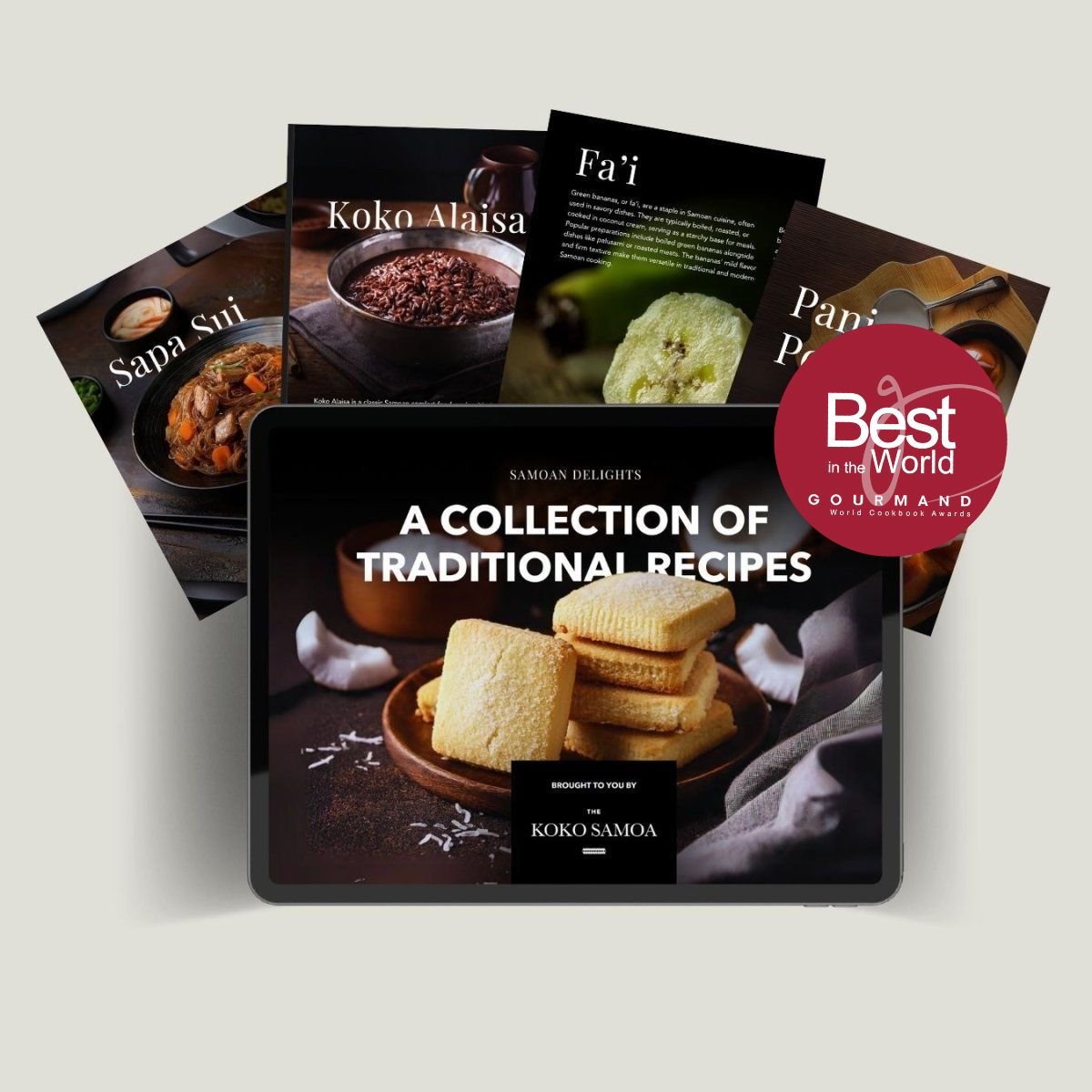 E - Book - Samoan Delights: Samoan Recipes Cookbook - Vol 1 - AU/NZ/USA - The Koko Samoa